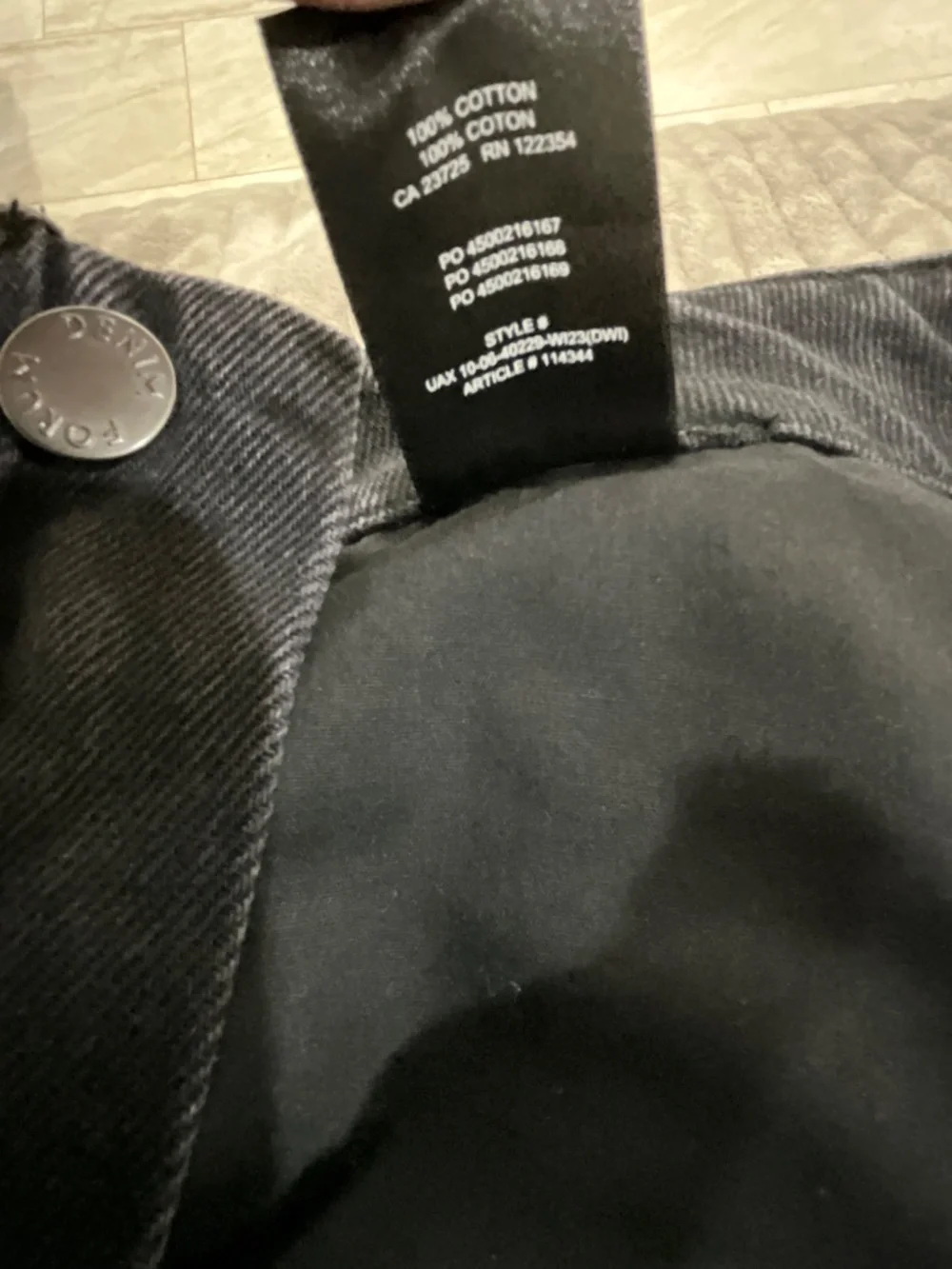 Aritzia Denim Forum “The ’90s Edie Lo-Rise Cargo” Size 27 - Picture 13 of 16